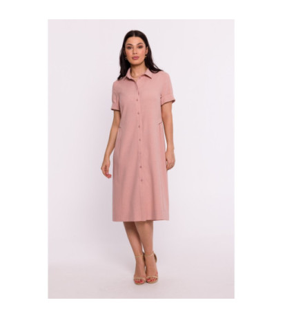 B282 Shirt dress - pink