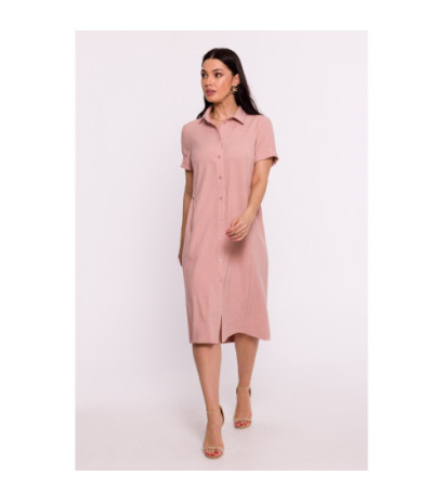 B282 Shirt dress - pink