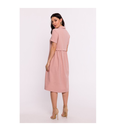 B282 Shirt dress - pink