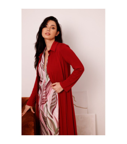 B283 Patterned maxi dress - model 1