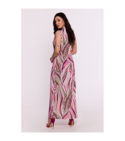 B283 Patterned maxi dress - model 1