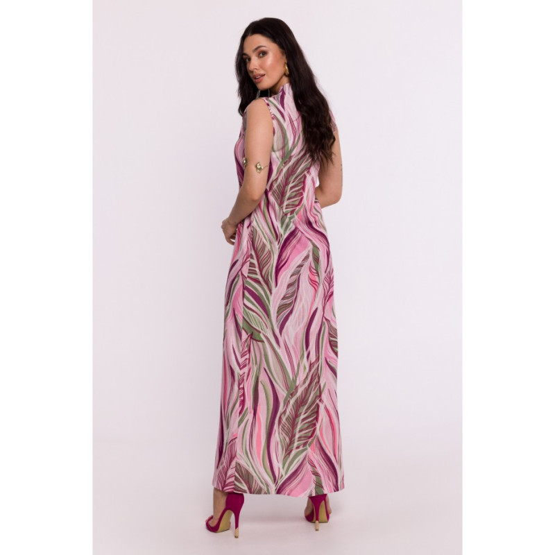 B283 Patterned maxi dress - model 1