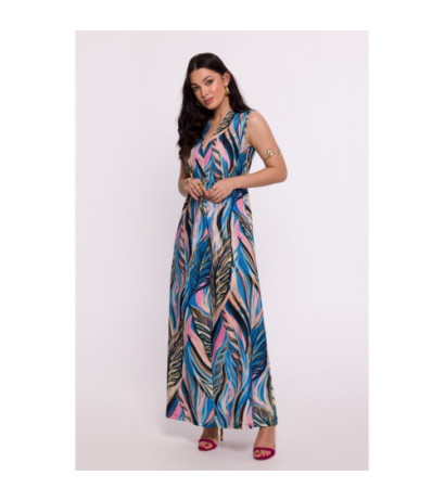 B283 Patterned maxi dress - model 2