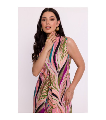 B283 Patterned maxi dress - model 3