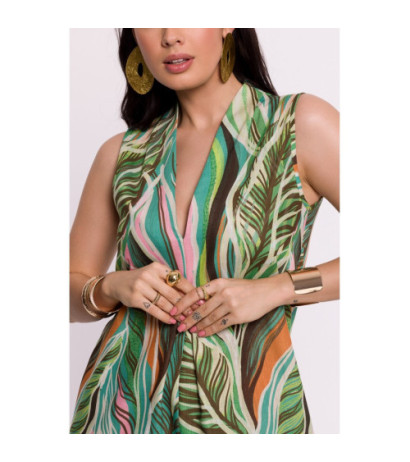 B283 Patterned maxi dress - model 4