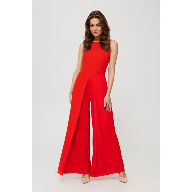 K184 Wide-legged jumpsuit - coral