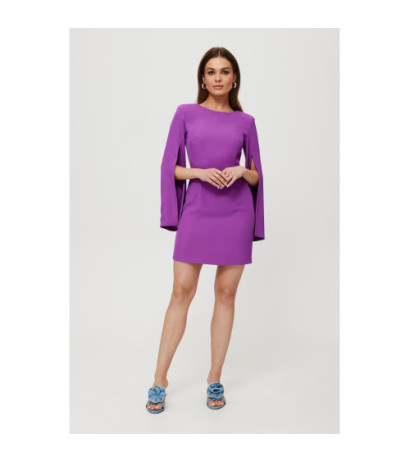 K190 Dress with slit sleeves - lavender