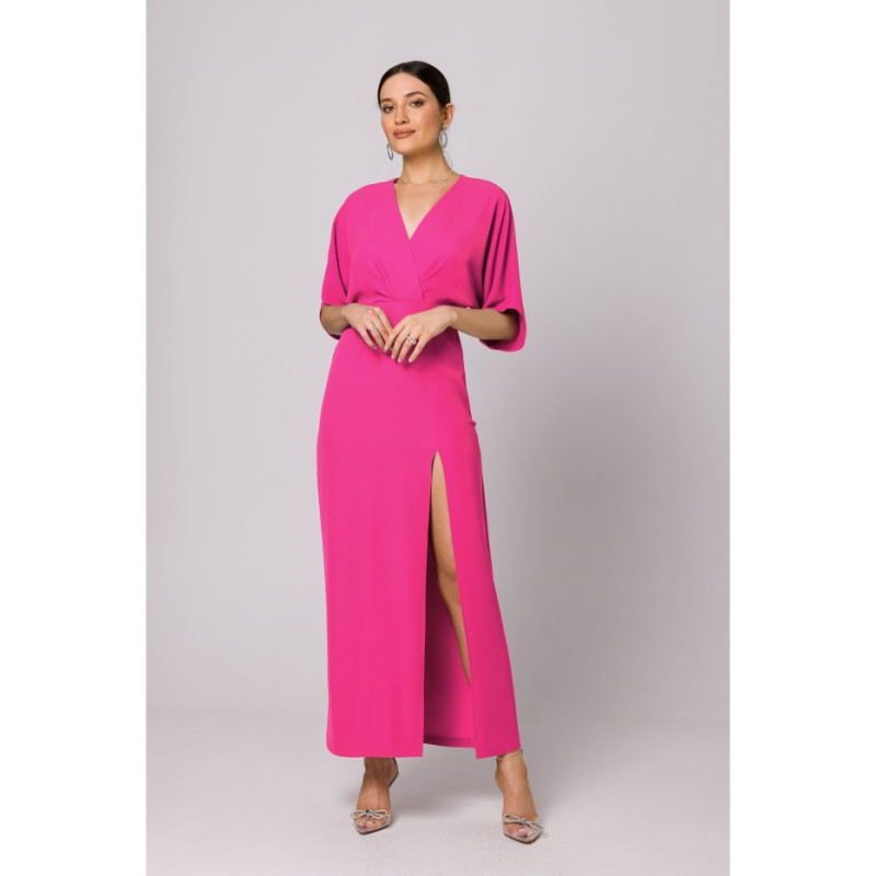 K163 Maxi dress - fuchsia