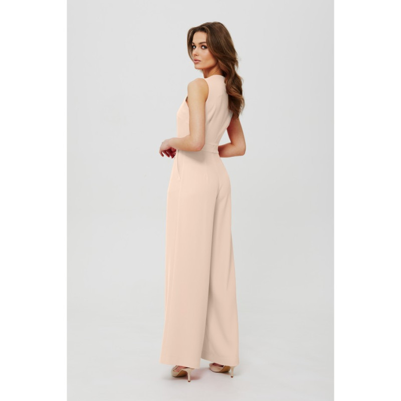 K184 Wide-legged jumpsuit - cream