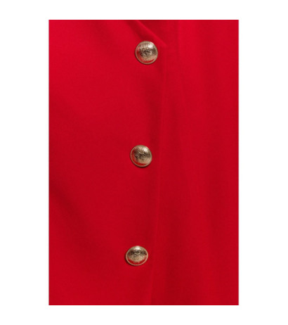 M793 Jacket dress with gold buttons - red