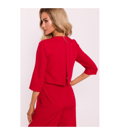 M798 Jumpsuit with double top - red