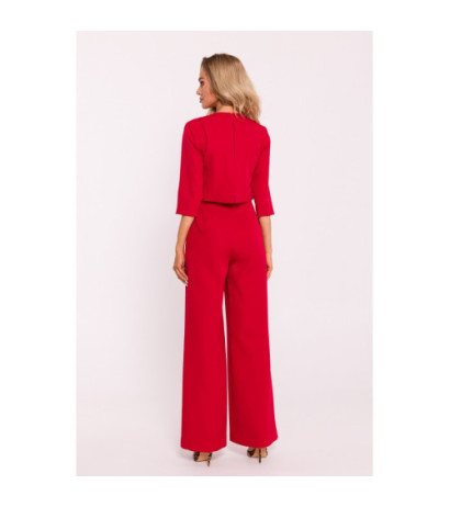 M798 Jumpsuit with double top - red