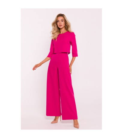 M798 Jumpsuit with double top - fuchsia