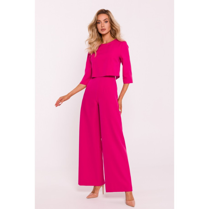 M798 Jumpsuit with double top - fuchsia