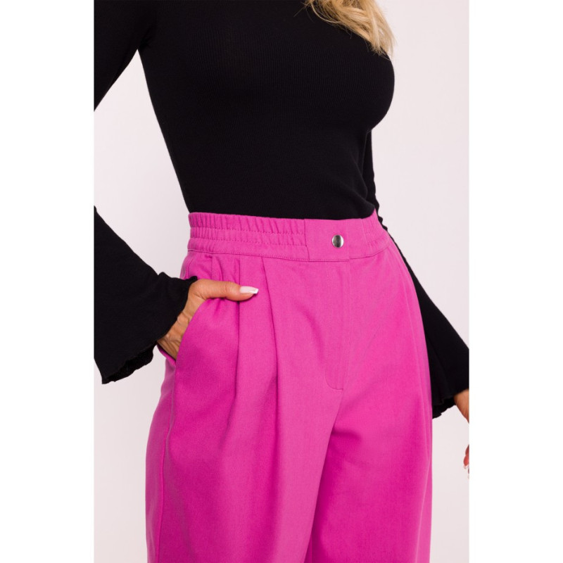 M799 Pants with wide legs - pink