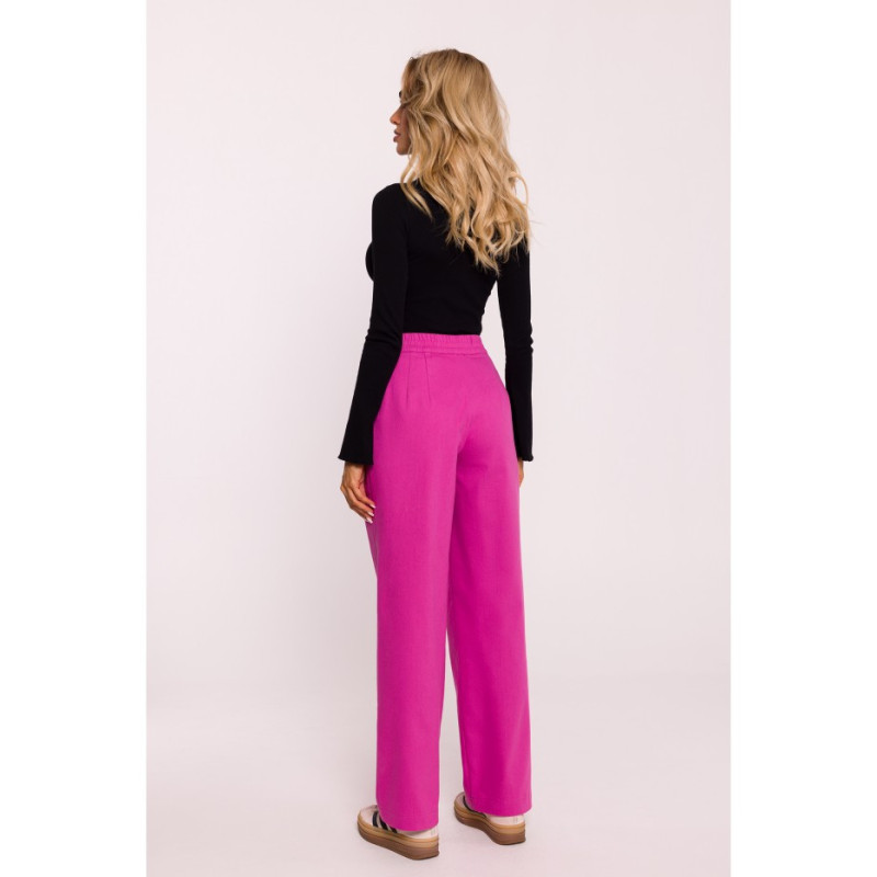 M799 Pants with wide legs - pink