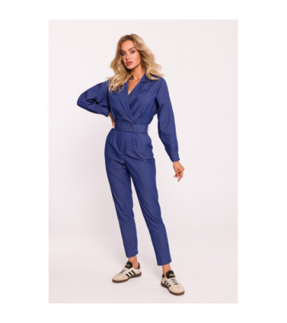 M801 Jumpsuit ar jostu - zils