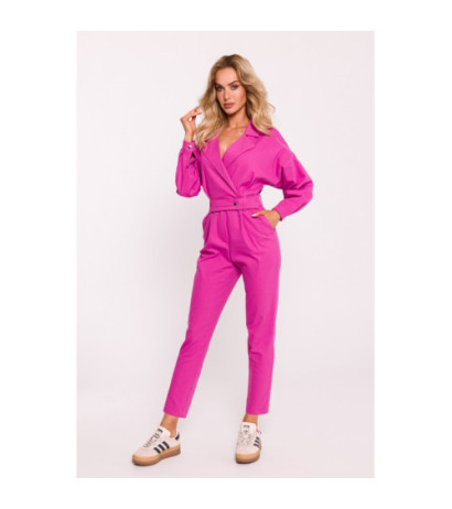 M801 Jumpsuit with belt - pink