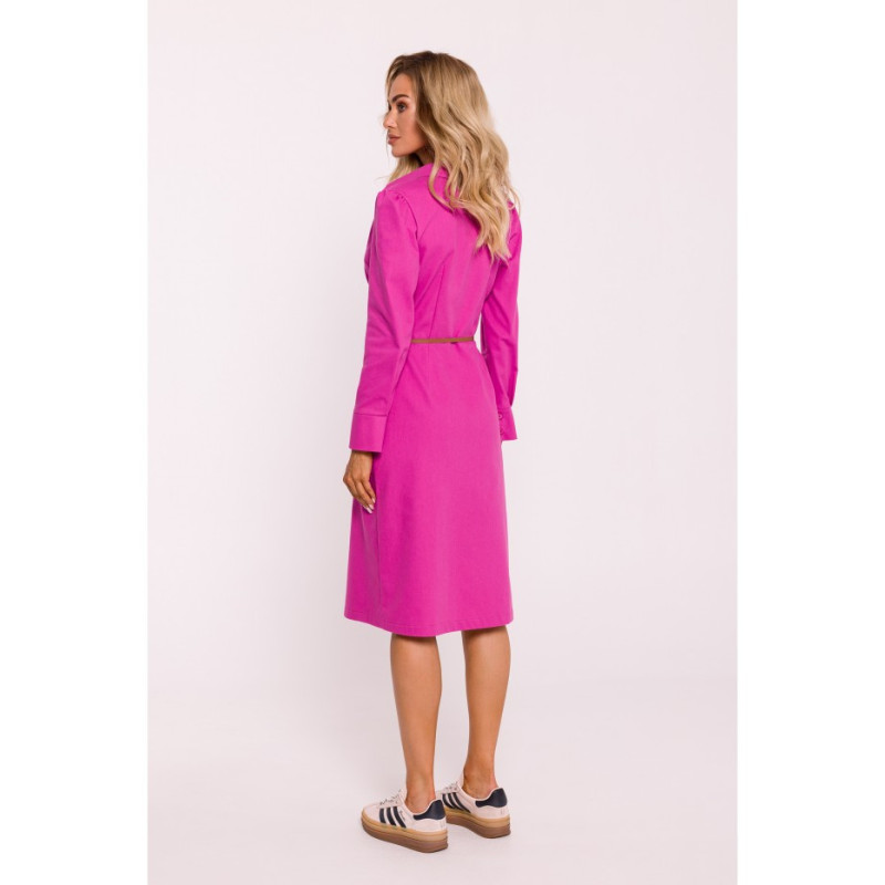 M804 Shirt cut dress - pink