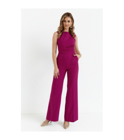 S115 Wide-legged jumpsuit - ruby