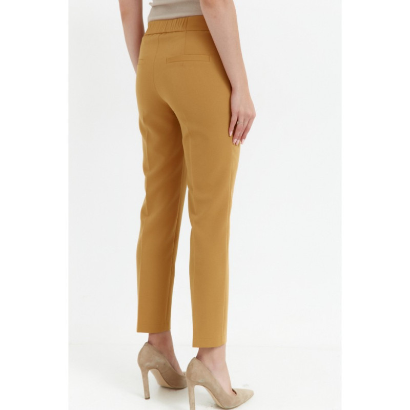 K055 Smooth cigarette pants - cinnamon