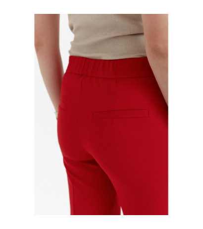 K055 Smooth cigarette pants - red