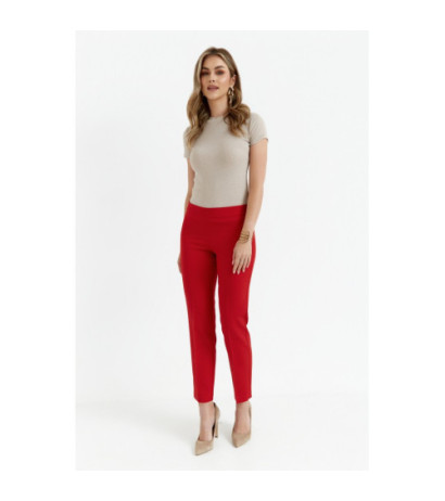 K055 Smooth cigarette pants - red