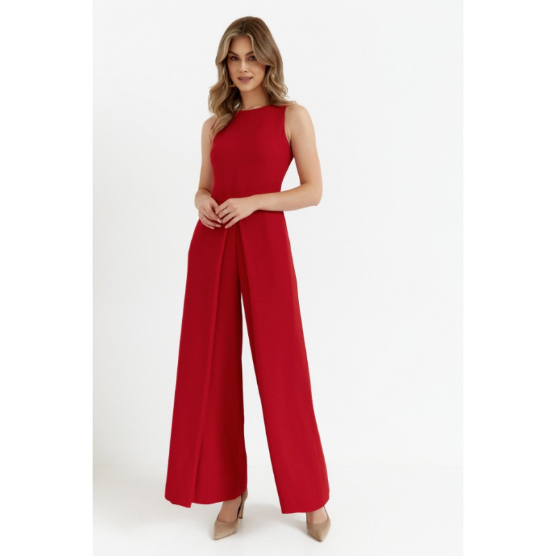 K184 Wide-legged jumpsuit - red