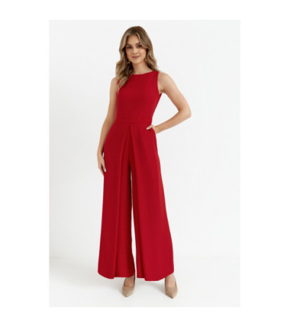 K184 Wide-legged jumpsuit - red