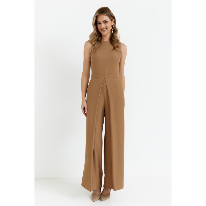 K184 Wide-legged jumpsuit - beige