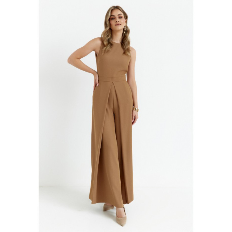 K184 Wide-legged jumpsuit - beige