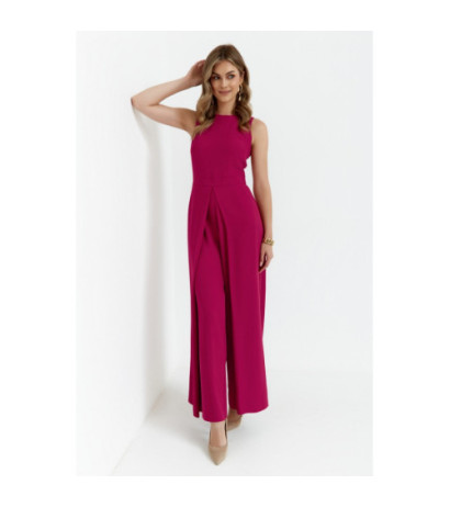 K184 Wide-legged jumpsuit - plum