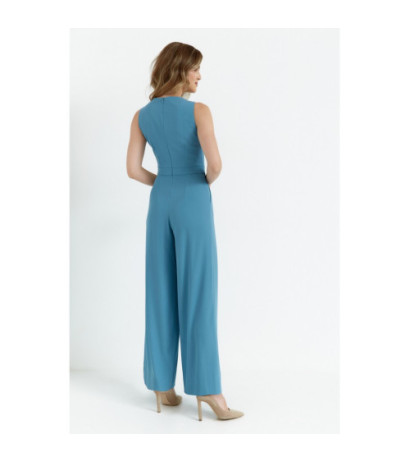 K184 Wide-legged jumpsuit - cold blue