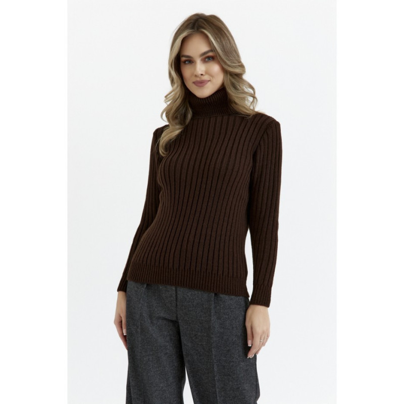 M771 Turtleneck sweater - brown