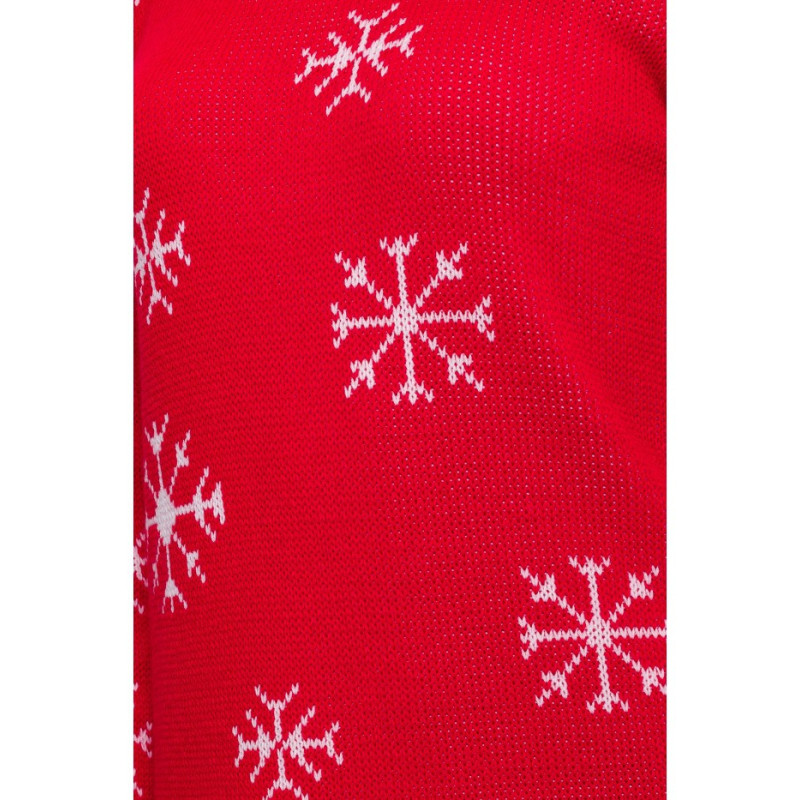 MXS11 Christmas sweater dress - red