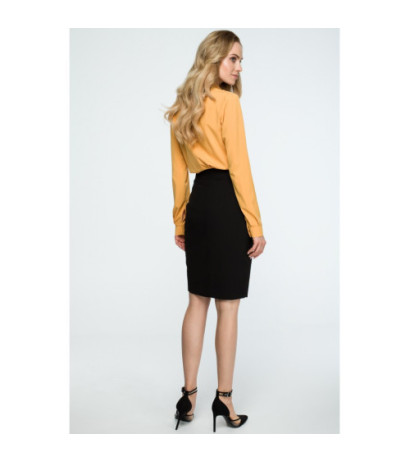 S127 Midi pencil skirt - black