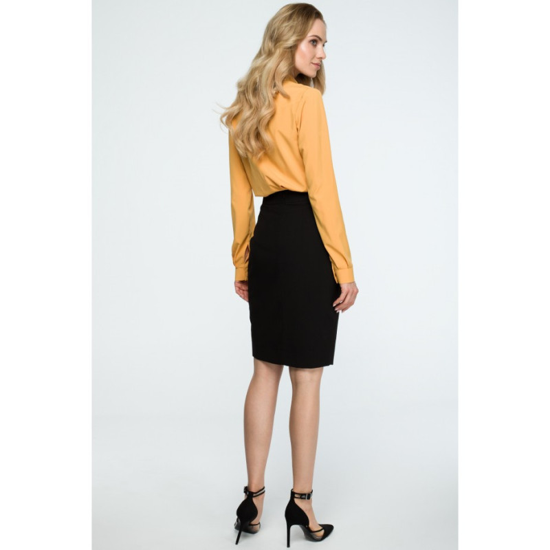 S127 Midi pencil skirt - black