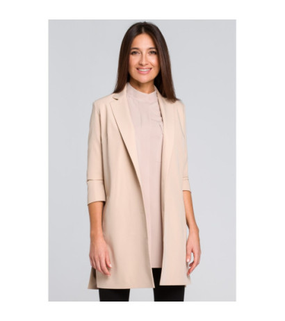 S142 Long jacket with side...