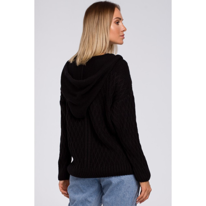 M540 Hooded Sweater - Black