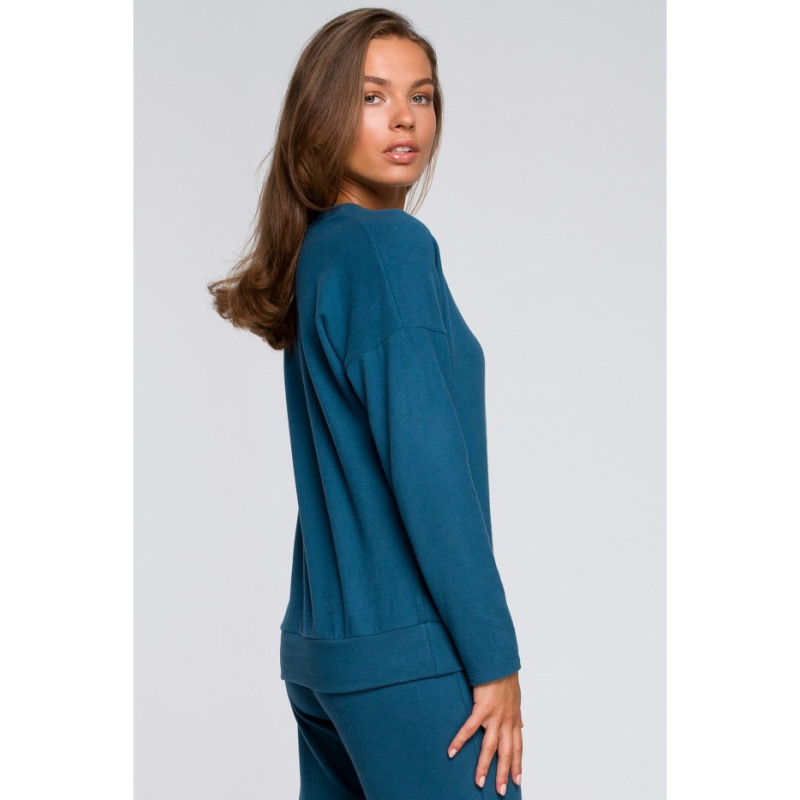 S246 Sweater with v neckline - nautical