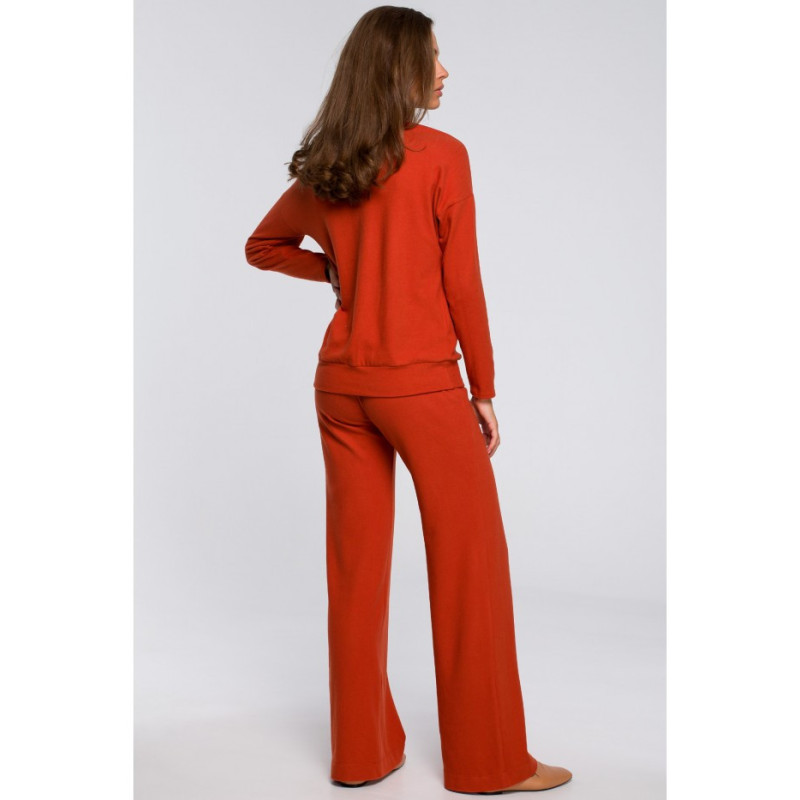 S249 Knitted pants - red