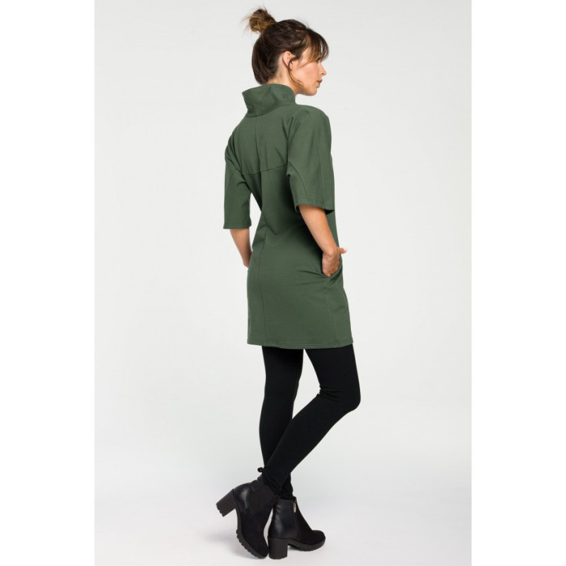 B043 Modern kimono tunic - military green