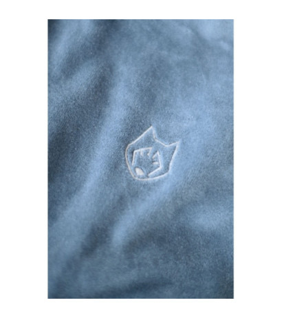 LA011 Velour sweatshirt with reglan sleeves - blue