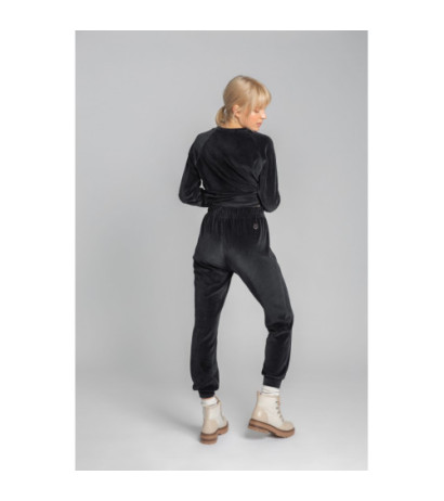 LA012 Velour jogger pants - graphite