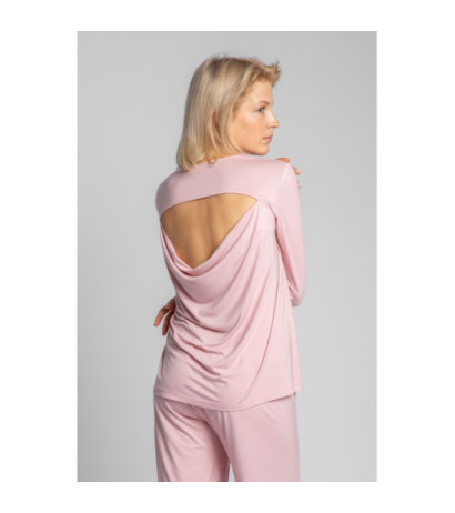 LA027 Sleeping blouse with back cutout - pink