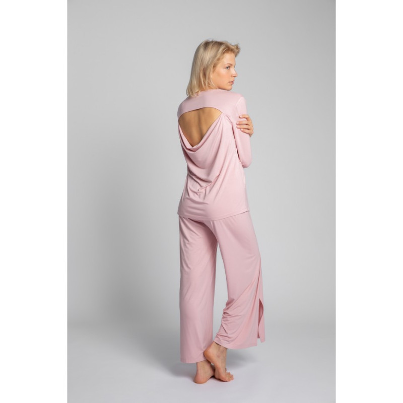 LA027 Sleeping blouse with back cutout - pink