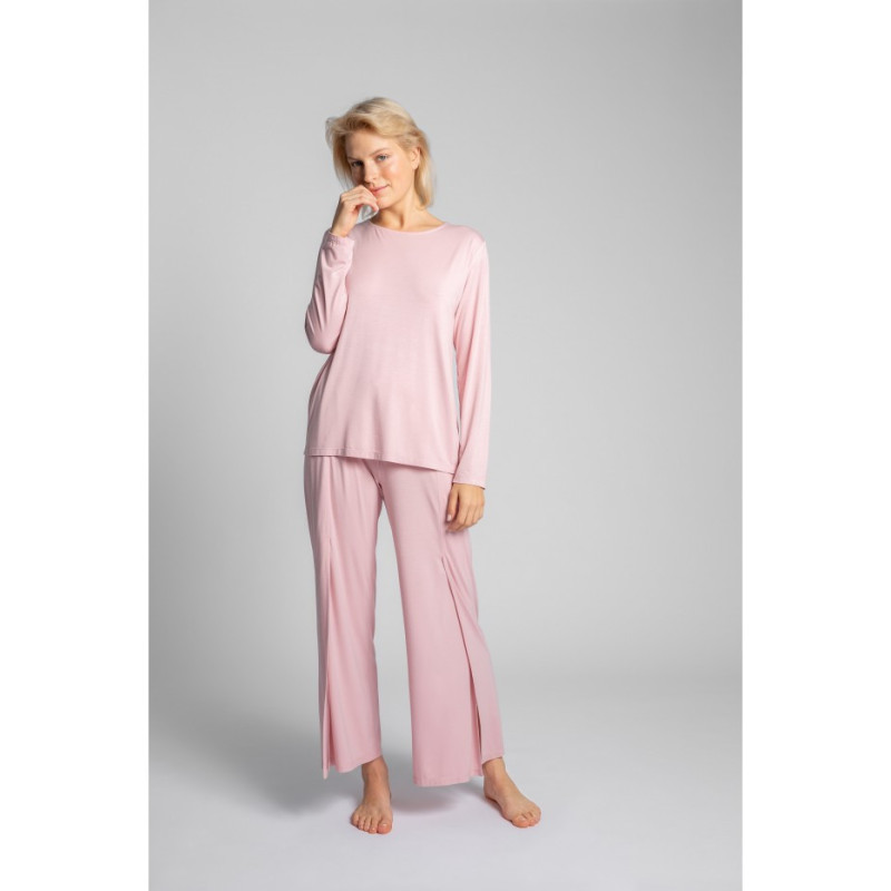 LA027 Sleeping blouse with back cutout - pink