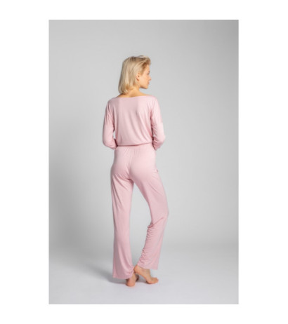 LA028 Sleeping pants with wide legs - pink