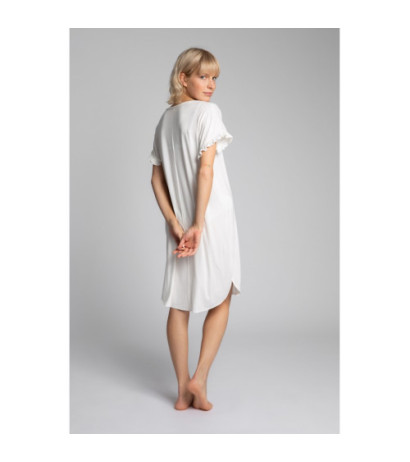 LA030 Nightgown with frills - ecru