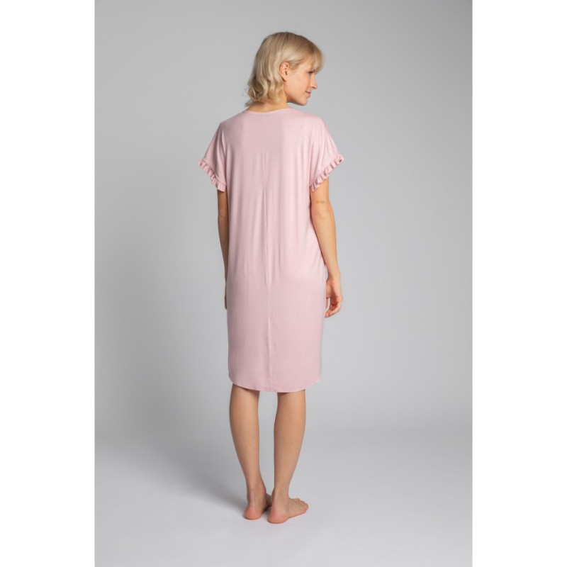 LA030 Nightgown with frills - pink